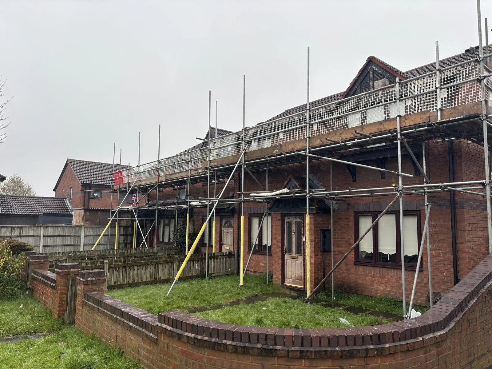 Recent VB Scaffolding project in the Skelmersdale & Ormskirk area