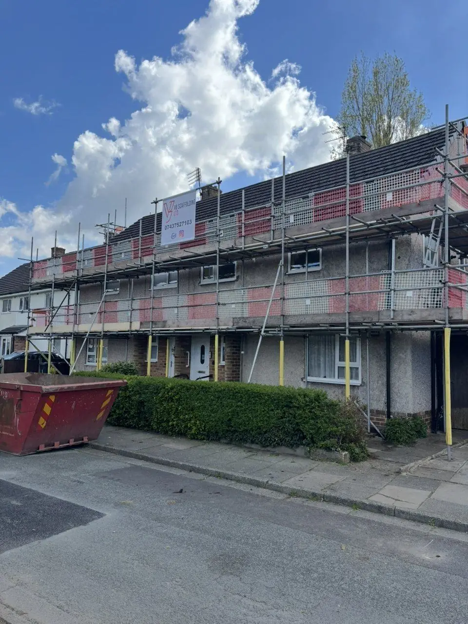 Recent VB Scaffolding project in the Southport area