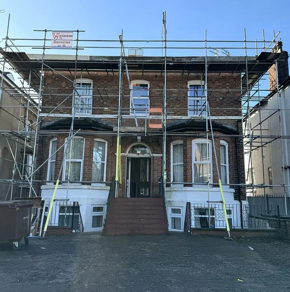 Recent VB Scaffolding project in the Warrington area